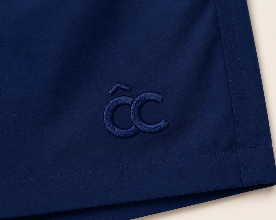 Signature embroidered logo