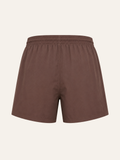 Monaco Mocha swim shorts with hidden zip pocket